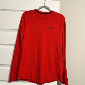 Under Armour Men's Red Long Sleeve Shirt